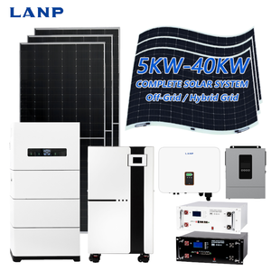 Système Solaire <span class=keywords><strong>Photovoltaïque</strong></span> Complet 5KW 6KW 10KW 12KW 20KW 25KW 30KW 40KW Système d'Énergie Solaire avec Batterie au Lithium pour Stockage d'Énergie Domestique - Product Image 2