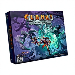 CLANK CATACOMBS Catacombs Dragon's <span class=keywords><strong>Den</strong></span> Treasure Hunt Space Echo English Cross-border American Paper Board Game Card - Product Image 1