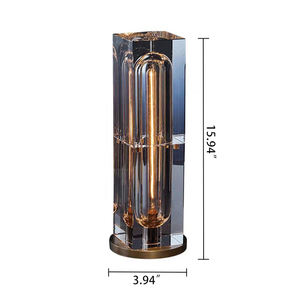 Online Wholesale Modern Personalized Geometric <strong>Crystal</strong> <strong>Table</strong> <strong>Lamp</strong> American Light Luxury K9 <strong>Crystal</strong> Desk <strong>Lamps</strong> for Bedside Decor - Product Image 2