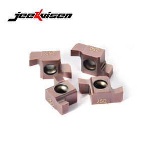JEEKVISEN 9GR250 JA115P Plaquettes de rainurage en carbure de tungstène avec revêtement PVD personnalisé pour tournage CNC sur tour à métaux - Product Image 2