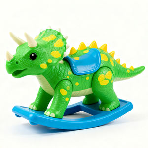 Özel Toddlers hediye emniyet itme denge kurulu oyuncak araç plastik sallanan atlar oyuncak bebek sallanan oyuncak itme kolu ile - Product Image 5