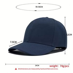 Casquette de baseball et de golf unisexe, édition coréenne, style rétro, protection solaire, visière courte, personnalisable avec logo - Product Image 2