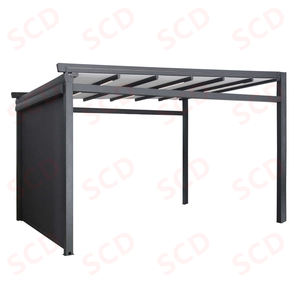 Tamaño personalizado de aluminio al aire libre de la rejilla de Bioclimatica pérgola retráctil - Product Image 1