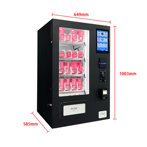 EU 10.1 Inch Touch Screen Vending Machine with Coin/ Bill/ Card Big Capacity for Snack Drink in Bar Hotel Station - Product Image 4