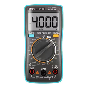 Multímetro Digital ZOYI ZT82 True RMS con Selección Manual de Rango 600V 4000 Amperios - Product Image 3