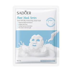 มาสก์ให้ความชุ่มชื้นผิวเรียบเนียนสารสกัดจากนมแพะวิตามินซีเพื่อความงามไวท์เทนนิ่งคอลลาเจนไฮยาลูโรนิคแอซิด - Product Image 6