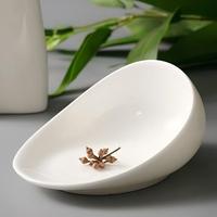 Tazón de Servir Irregular Blanco TESSWANG con Borde Elevado para Restaurantes de Alta Cocina, Vajilla para Catering al por Mayor