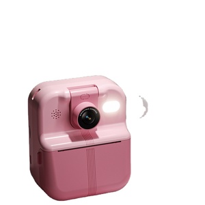 粉色翻盖借给相机袖珍相机女孩儿童热敏打印相机 - Product Image 1