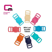 Boucle magnétique en plastique sans pression, accessoire de remplacement personnalisé avec logo pour collier, harnais et laisse de chien ou de chat