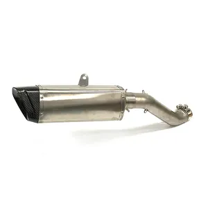 for RSV4 1000/ Tuono V4 factory 2021+ slip-on exhaust muffler can silence racing motorcycle With Titanium Link Pipe