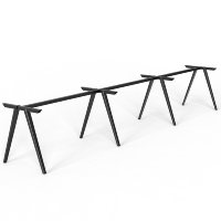 Poste de travail modulaire personnalisable pour bureau d'usine avec structure en fer, gestion des câbles en acier et design moderne