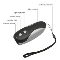 Répulsif à ultrasons pour chien rechargeable, solide, écologique, à commande intelligente, rechargeable par USB, alimenté par batterie, pour arrêter les aboiements