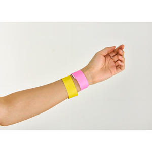 สายรัดข้อมือกันน้ำทนทานสำหรับงานในร่มและกลางแจ้ง สายรัดข้อมือ TYVEK สีพื้น ขนาด 19 มม. (3/4 นิ้ว) สำหรับควบคุมการเข้าออก - Product Image 2