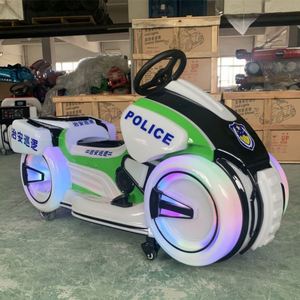 Véhicule de loisirs électrique pour enfants, type moto et voiture tamponneuse, avec batterie, modèle Patrouille Routière, vente en gros - Product Image 5