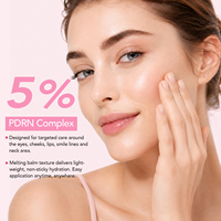 Stick multi-baume volumisant au collagène rose Ikzee PDRN, baume pour le visage et le corps au collagène PDRN NAD pour aider à rafraîchir et nourrir la peau