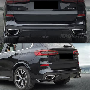 Diffuseur de pare-chocs arrière, lèvre de spoiler, séparateur de protection pour BMW X5 G05 M-Pack Pre-LCI 2019 2020 2021 2022, protection décorative - Product Image 6