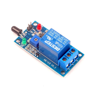 Modul Deteksi Api Sensor Api 12V, Modul Relay Sensor Alarm Api 1 Saluran