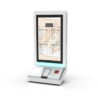 Kiosque de commande de restauration rapide en libre-service à écran tactile Kiosque de paiement pour imprimante de menus Kiosque de paiement pour restaurant