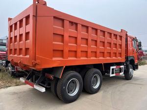 รถบรรทุกดินเบนซิน SINOTRUK HOWO 6X4 ดีเซล 351-450 แรงม้า เครื่องยนต์ Weichai ยูโร 2 น้ำหนักรวม 20-25 ตัน พวงมาลัยซ้าย สำหรับงานเหมือง - Product Image 2
