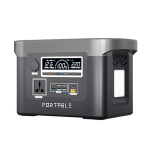 แหล่งจ่ายไฟกลางแจ้ง 220V พาวเวอร์แบงค์แบบพกพา แบตเตอรี่สำรอง จอแสดงผล LED ระบบจัดการแบตเตอรี่ (BMS) สำหรับตั้งแคมป์ ขายของริมทาง ใช้ในบ้าน - Product Image 1