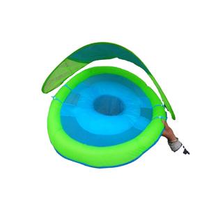 Anillo de natación inflable para bebé, 90x90 Cm, con parasol para niños, juegos acuáticos, uso doméstico, Pvc respetuoso con el medio ambiente - Product Image 3