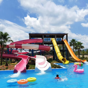 Scivolo d'Acqua in Vetroresina per Parchi Acquatici e Piscine, Attrezzatura per Divertimento Familiare o Scolastico - Product Image 2