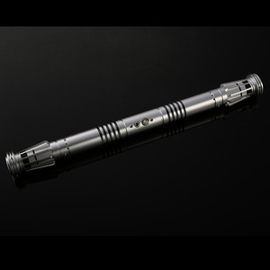 Sabre laser rétractable à double lame <span class=keywords><strong>Darth</strong></span> <span class=keywords><strong>Maul</strong></span>, style pixel, réplique métallique, épée laser contrôlée par application, jouet de duel pour adulte, accessoire - Product Image 2