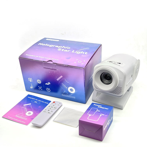 Lampada Notturna con Altoparlante BT, USB, Ecologica, in Plastica, Colore Variabile, Moderna, con Rumore Bianco, Proiettore LED 4K Galassia, per Bambini - Product Image 5
