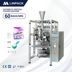 Linpack Dọc Hình Thức Tự Động Xà Phòng Rửa Chất Tẩy Rửa Bột Trọng Lượng Điền Seal Pouch Máy Đóng Gói - Product Image 1