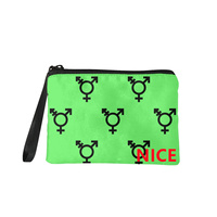 Porte-monnaie zippé personnalisé à thème gay (design israélien) pour transgenres, pratique pour la poche et les sorties en extérieur
