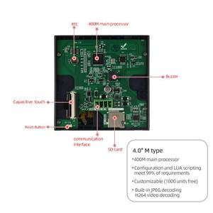 Écran série 4 pouces 86-box BOE Oncell Configuration Script Script Écran série TFT 480x480 avec tactile capacitif pour le médical - Product Image 3