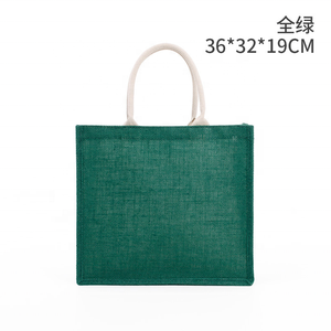 Bolsa de yute Personalizar Bolsillos promocionales Reutilizable en cordón Bolsos calientes Vega Travel Cus Bolsa de yute - Product Image 3