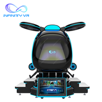 Máquina de Juegos de Realidad Virtual 9D para Negocios de Parques de Atracciones, Simulador de Vuelo VR para 2 Jugadores, Cabina de Avión Eléctrica 3D