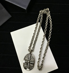 Collier Pendentif Cœur Croix pour Hommes et Femmes, Bijou en Zircon Plaqué Or et Argent, Tendance Vintage, <span class=keywords><strong>Hexagramme</strong></span> en Cuivre, Chaîne à Maillons Longs, Cadeau - Product Image 4