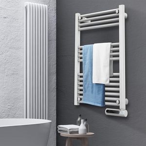 Porte-serviettes électrique intelligent noir avec écran LED, commande tactile, minuterie, 3 modes de fonctionnement, 2 systèmes de sécurité - Product Image 3