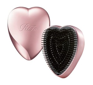 Japanese heart detangling hair brush shine anti <b>tangle</b> scalp massage 3 layer pins portable cover rose gold premium hair care - Product Image 6