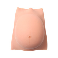 Accessoires de cinéma : Ventre de grossesse en silicone, modèle de ventre artificiel pour déguisement de grossesse et travesti