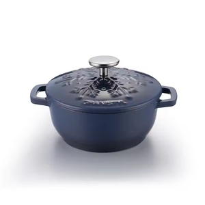 Marmite hollandaise Waldo à motif flocon de neige 17 20 24 CM en fonte émaillée pour braiser, mijoter et cuire au four - Product Image 4