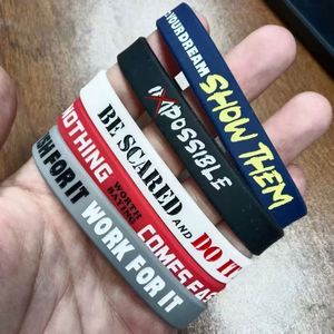 Wholesale Custom Logo Rubber <b>Silicone</b> Sport Rubber <b>Silicone</b> Embossed Wristband <b>Mens</b> Wrist <b>Band</b> Bracelet <b>for</b> Party - Product Image 5