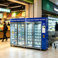 AIT Zelfbedieningsautomaat voor verse producten en fruit - Accepteert contant geld, bankbiljetten, munten en QR-codes
