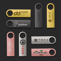 Clé USB en métal de haute qualité 4 Go 8 Go 16 Go 32 Go 64 Go 128 Go avec logo personnalisé Clé USB créative