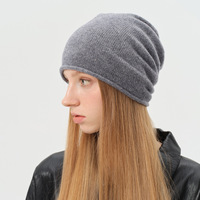 Bonnet unisexe en laine 100% tricoté sans revers, avec logo personnalisé brodé, motif fruits, dessins animés ou crânes, pour adultes, chaud et idéal pour l'hiver