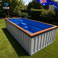 Piscine modulaire préfabriquée haut de gamme pour villa de luxe, hôtel, complexe hôtelier, jardin et divertissement