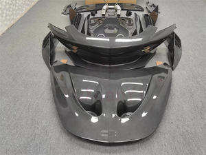 Cubierta de motor de fibra de carbono seco, kit de carrocería de faldón lateral para parachoques delantero y trasero, 2015-2018 <span class=keywords><strong>Mclaren</strong></span> 540C 570S, actualización 600LT - Product Image 6