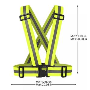 سترة أمان عاكسة عالية الوضوح من خلال تطبيق عاكس Led سترة جديدة واسعة - Product Image 3