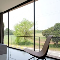 Fenêtre fixe à cadre en aluminium moderne personnalisée grande vue panoramique en aluminium fixe verre feuilleté trempé vente d'écran pliant