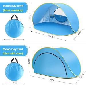 One Bedroom Pop up Camping <b>Tent</b> Round Folding Outdoor Travel <b>Tent</b> Waterproof Aluminum Fiberglass Frame - Product Image 2