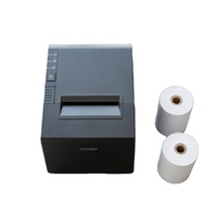 Rouleau de papier thermique pour caisse enregistreuse de qualité supérieure, prix bas, 80x80 mm, simple couche, pour machine POS