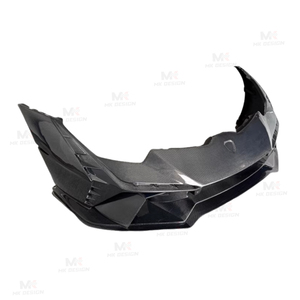 Parachoques Delantero de Fibra de Carbono Seca para <span class=keywords><strong>Lamborghini</strong></span> Huracán LP580 LP610 EVO, Estilo Tecnica Modificado, Kits de Carrocería - Product Image 3