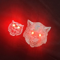 Autocollants de voiture LED à œil rouge personnalisables 12V – Décalcomanies automobiles tendance pour rénovation/amélioration